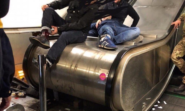 Болельщики ЦСКА разбились на эскалаторе в метро Рима